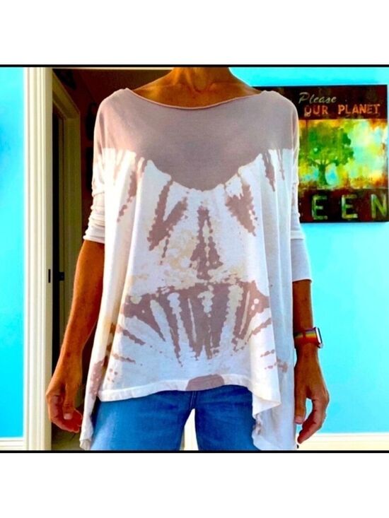 Free People Tops - New Free People Oversized Tie Dye Top
